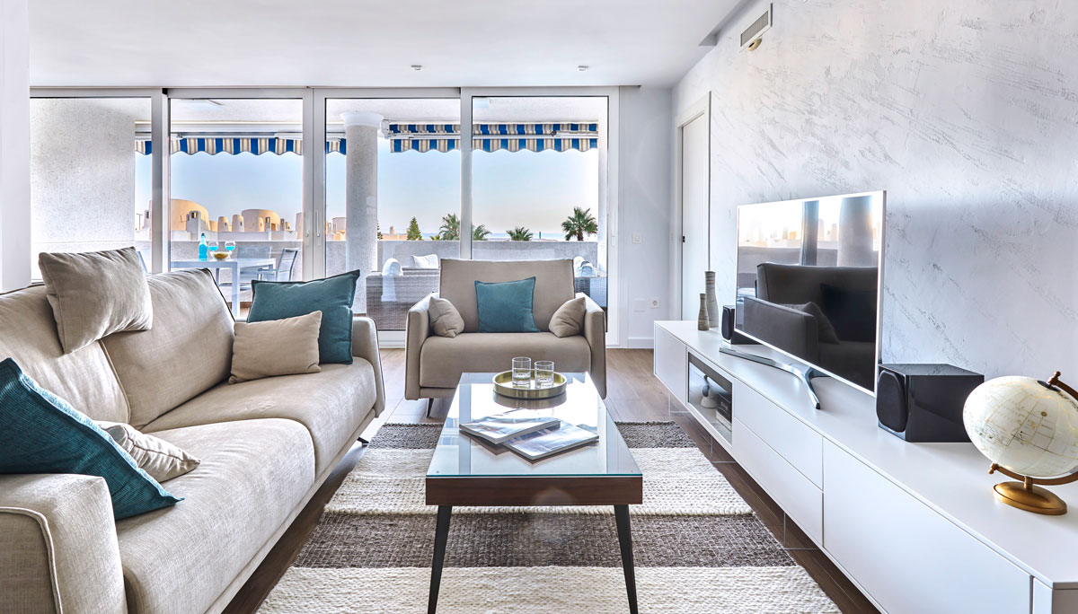 Pisos PP - Sofá del salón