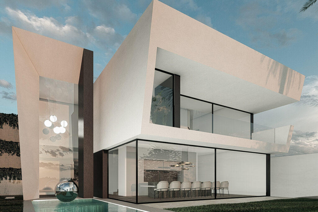 Chalet borbón miniatura